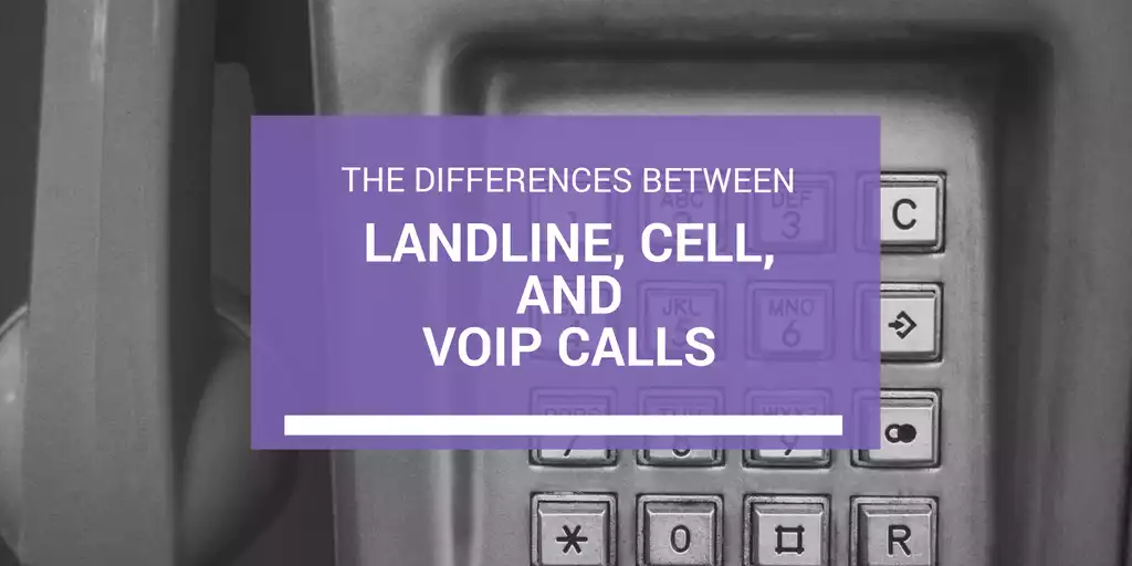 difference between cellphone and landline